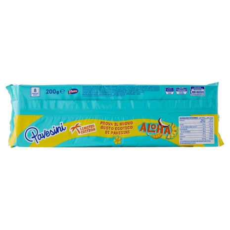 Pavesi Pavesini Aloha Snack Gusto Mango Cocco Ananas Biscotti Limited Edition 200g