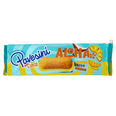 Pavesi Pavesini Aloha Snack Gusto Mango Cocco Ananas Biscotti Limited Edition 200g