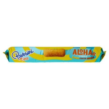 Pavesi Pavesini Aloha Snack Gusto Mango Cocco Ananas Biscotti Limited Edition 200g