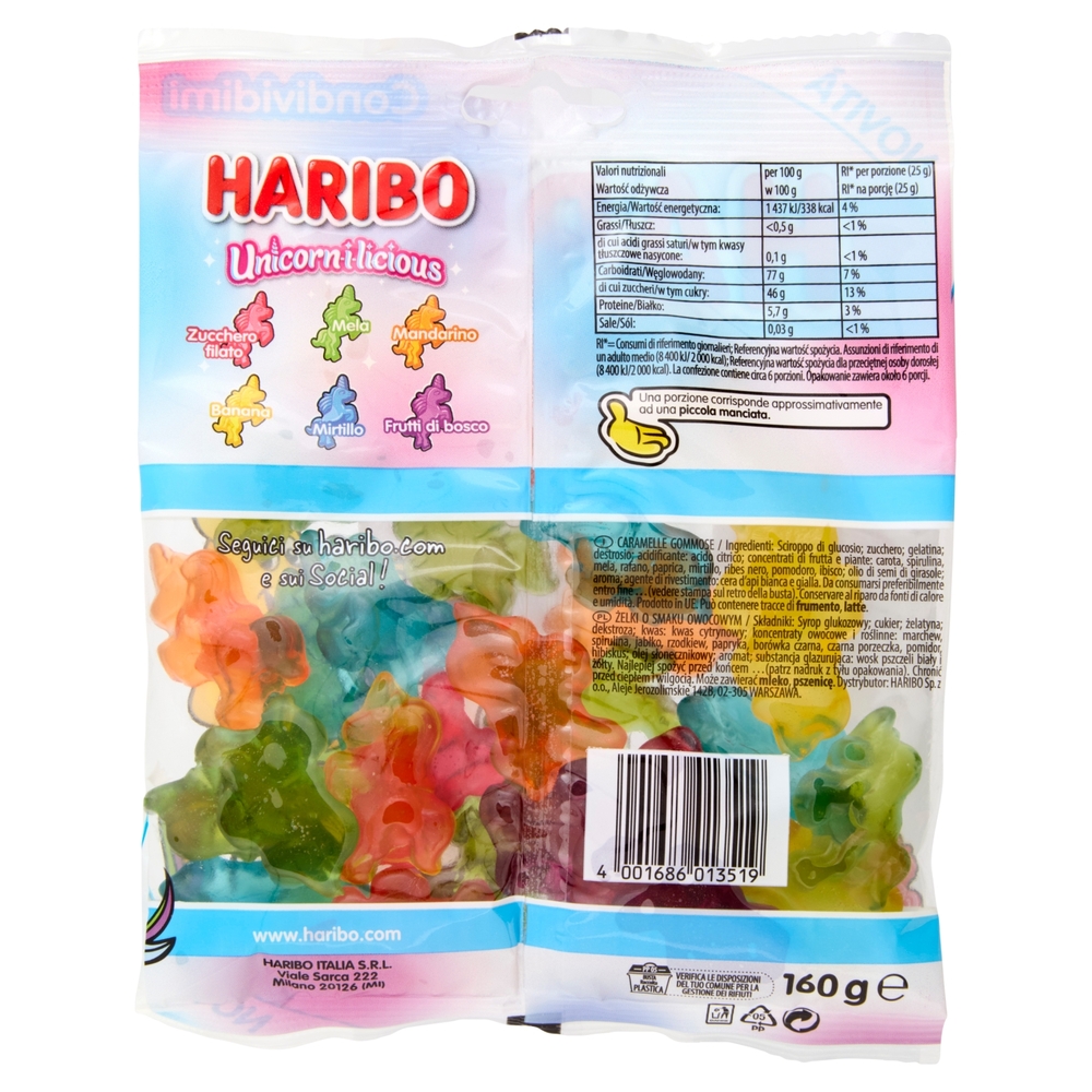 Haribo Unicorn-i-licious 160 g