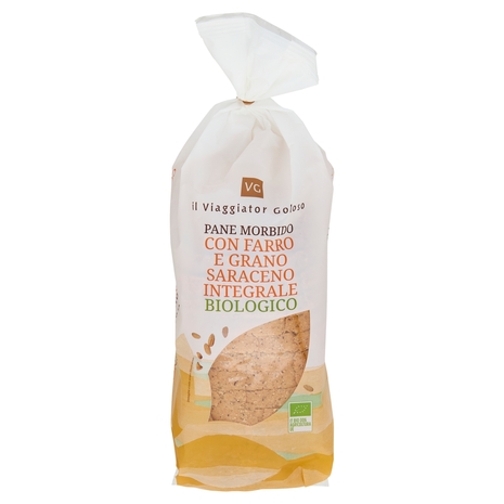 Pane Morbido con Farro e Grano Saraceno Integrale BIO Il Viaggiator Goloso