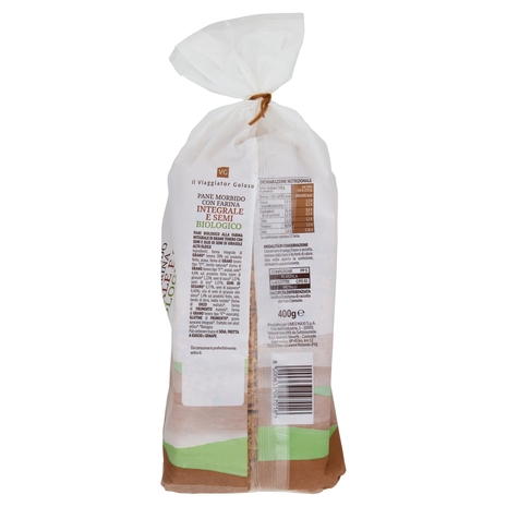 Pane Morbido con Farina Integrale e Semi BIO Il Viaggiator Goloso