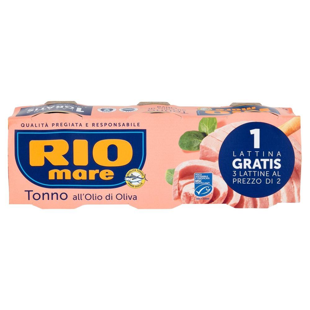 Rio mare Tonno all'Olio di Oliva 2 + 1 x 120 g