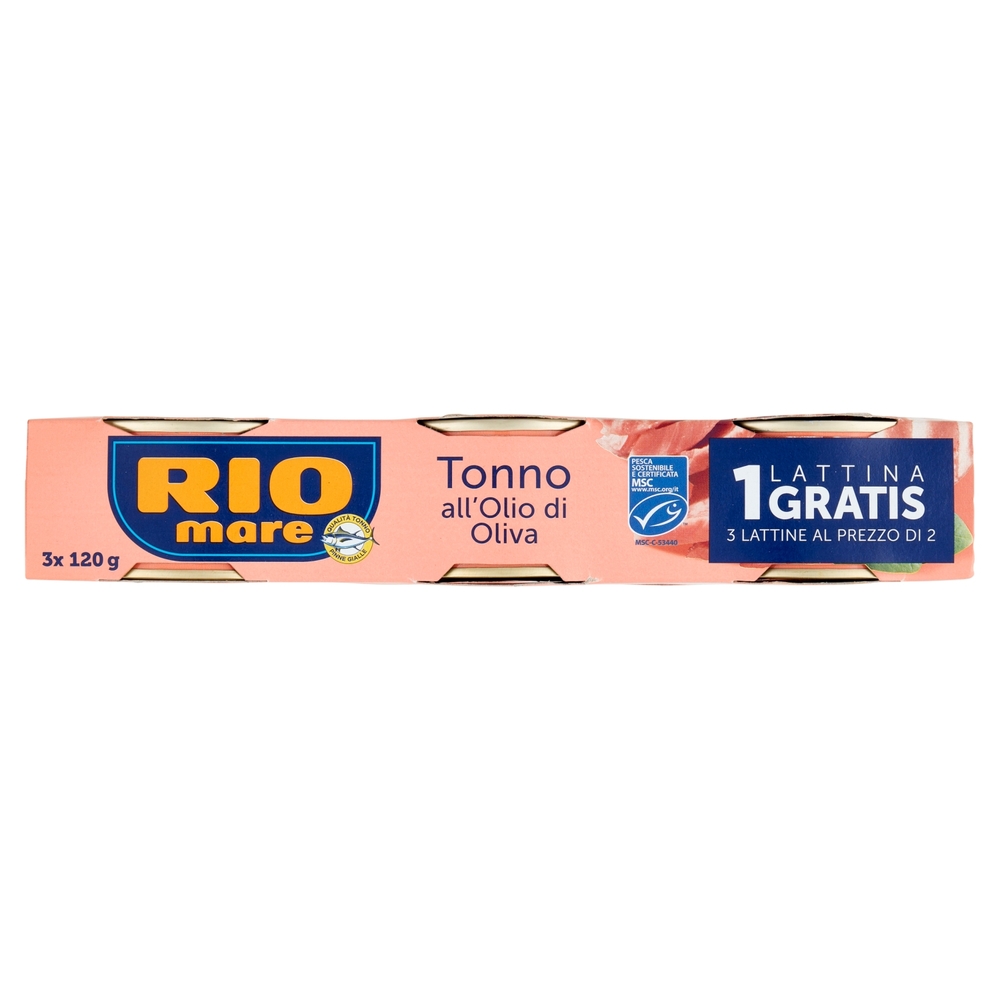 Rio mare Tonno all'Olio di Oliva 2 + 1 x 120 g
