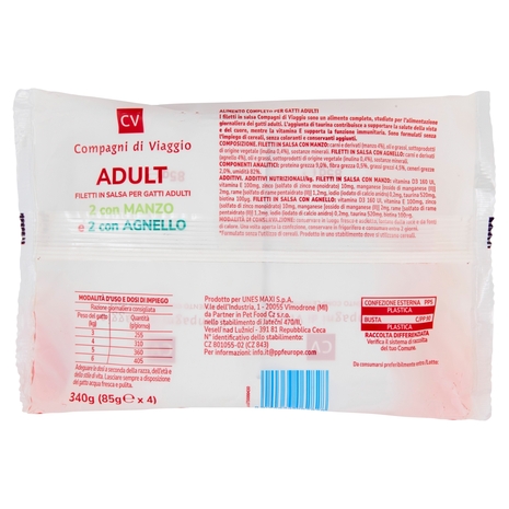 Adult Filetti in Salsa per Gatti Adulti