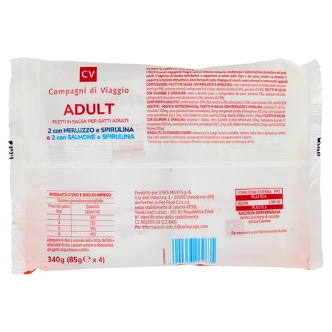 Adult Filetti in Salsa per Gatti Adulti