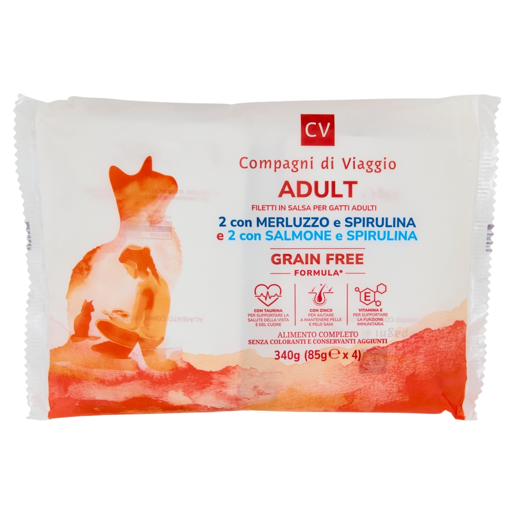 Adult Filetti in Salsa per Gatti Adulti