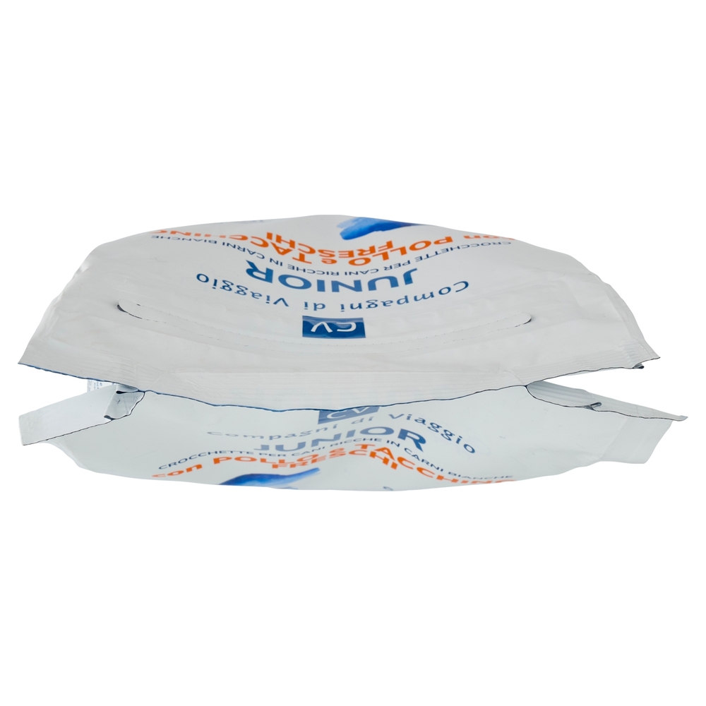 Junior Crocchette per Cani Ricche in Pollo e Tacchino Freschi Compagni di Viaggio