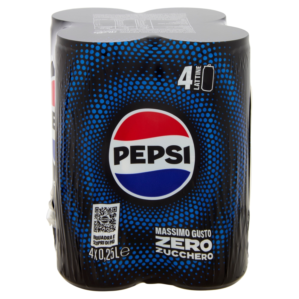 Pepsi Zero Zucchero 4 x 0,25 L