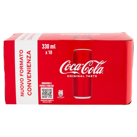 Coca-Cola lattina sleek 10 x 33 cl