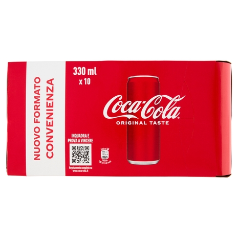 Coca-Cola lattina sleek 10 x 33 cl