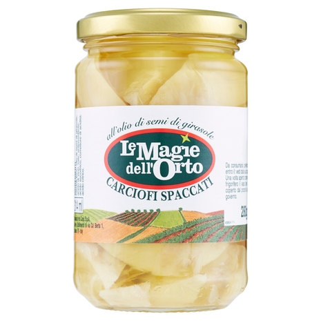Le Magie dell'Orto Carciofi spaccati all'olio di semi di girasole 280 g