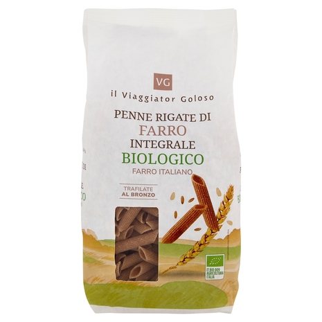 Penne Rigate di Farro Integrale BIO Il Viaggiator Goloso