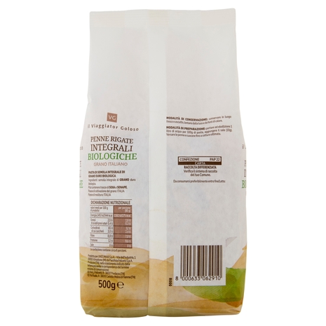 Penne Integrali BIO Il Viaggiator Goloso
