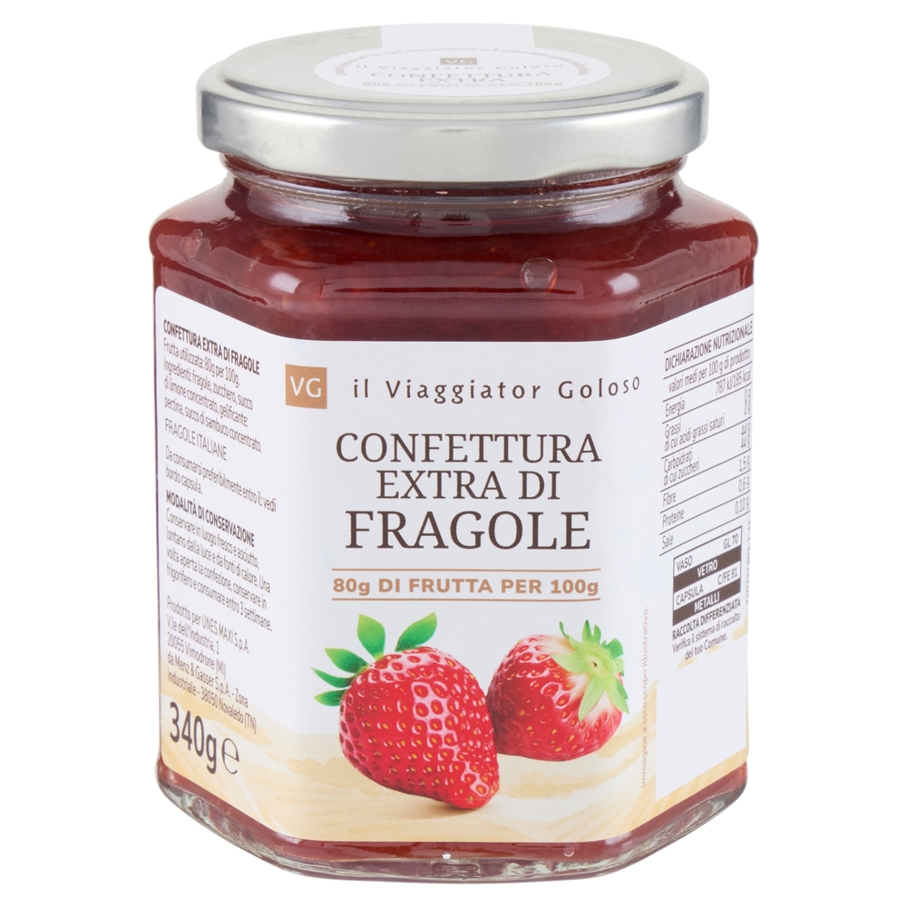 Confettura Extra di Fragole Il Viaggiator Goloso