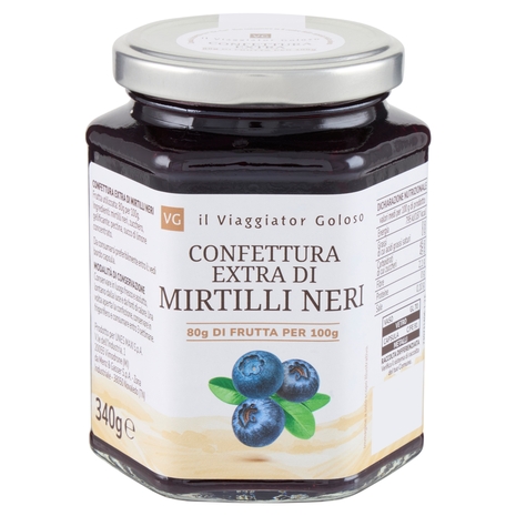 Confettura Extra di Mirtilli Neri Il Viaggiator Goloso