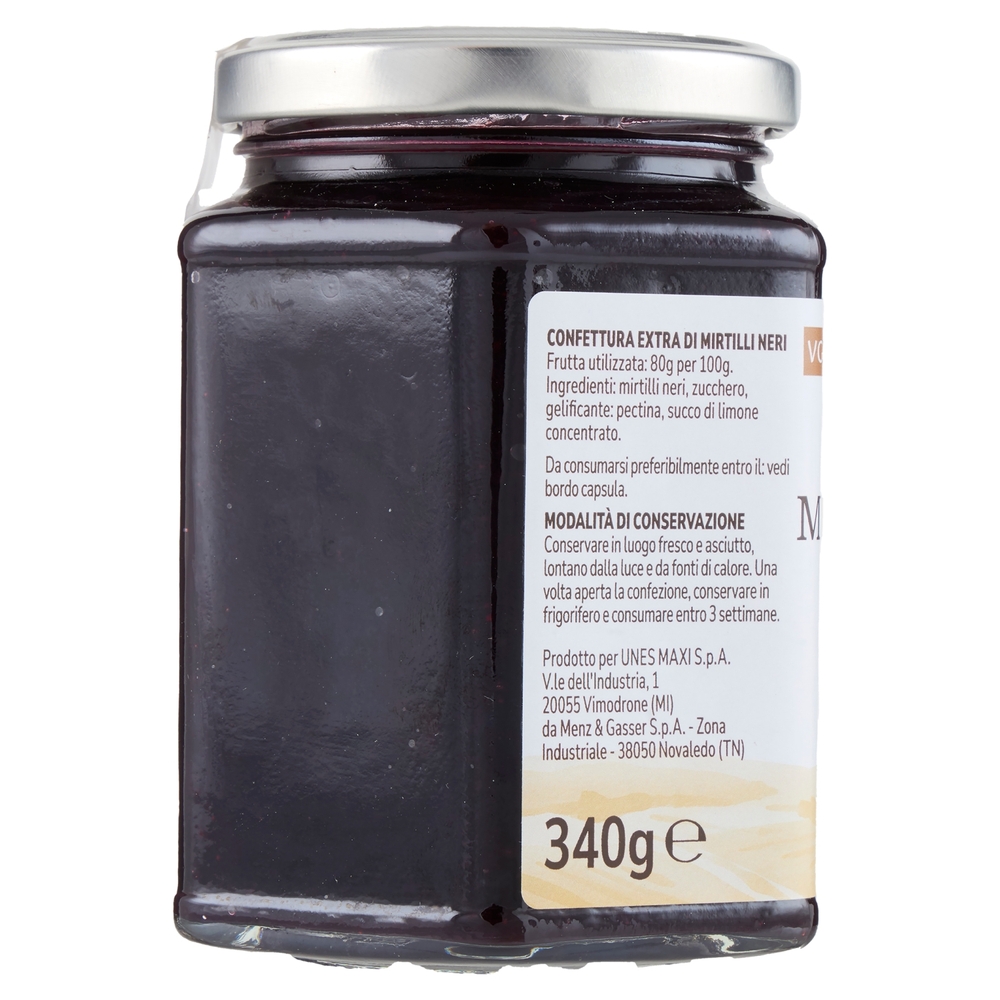 Confettura Extra di Mirtilli Neri Il Viaggiator Goloso