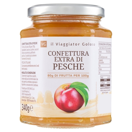 Confettura Extra di Pesche Il Viaggiator Goloso