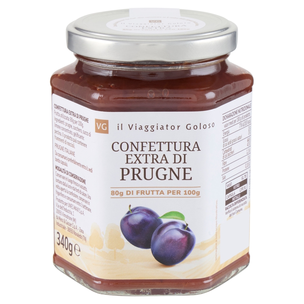 Confettura Extra di Prugne Il Viaggiator Goloso