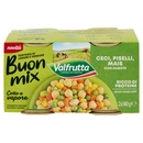 Valfrutta Buon mix Ceci, Piselli, Mais con Carote 2 x 140 g