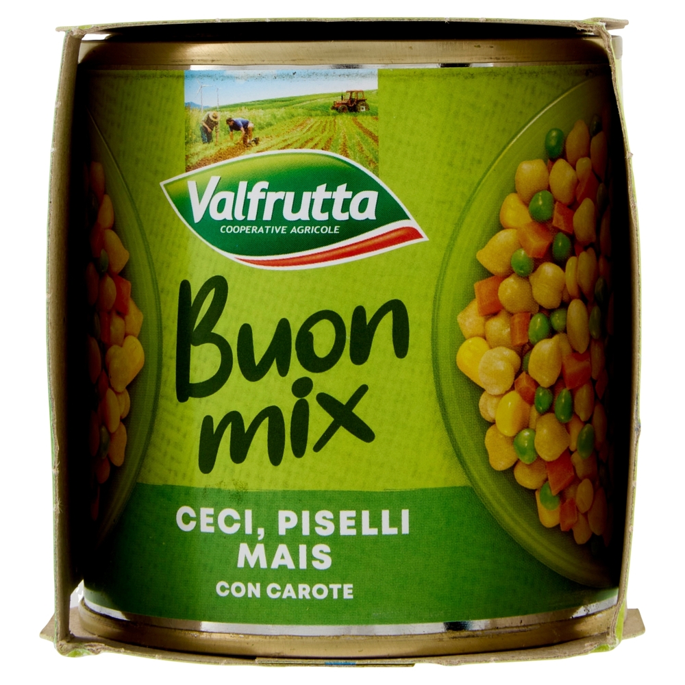 Valfrutta Buon mix Ceci, Piselli, Mais con Carote 2 x 140 g