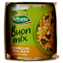 Valfrutta Buon mix Cannellini, Soia, Mais con Olive Nere 2 x 140 g