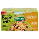 Valfrutta Buon mix Cannellini, Soia, Mais con Olive Nere 2 x 140 g