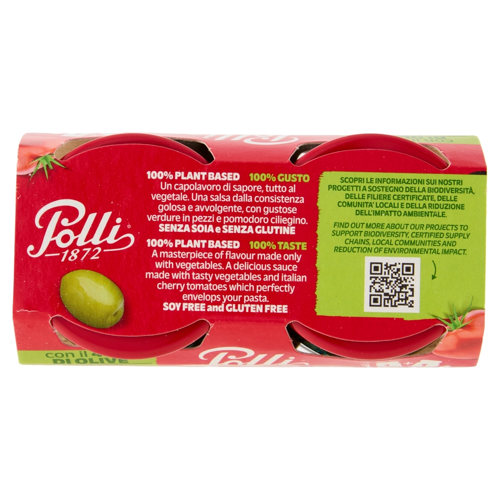 Polli Ragù Vegetale di Olive 2 x 90 g