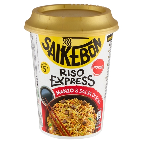 Saikebon Riso Express Manzo & Salsa di Soia 84 g