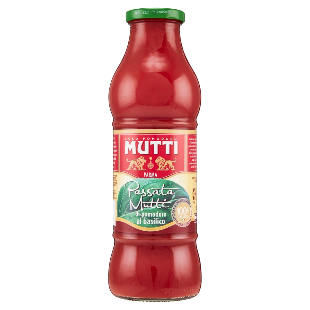 Mutti Passata Mutti di pomodoro al basilico 700 g