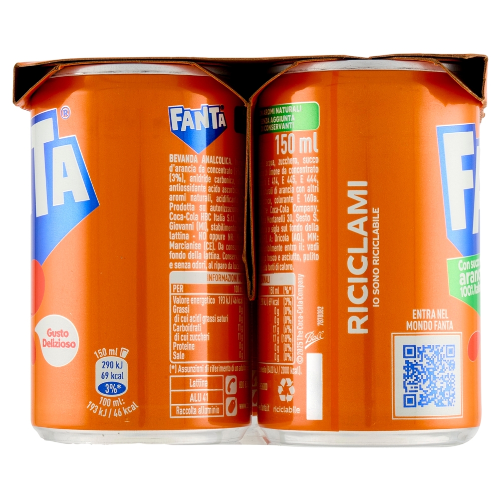 Fanta Orange Minican 6 x 15 cl