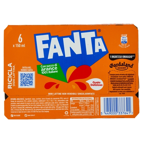 Fanta Orange Minican 6 x 15 cl