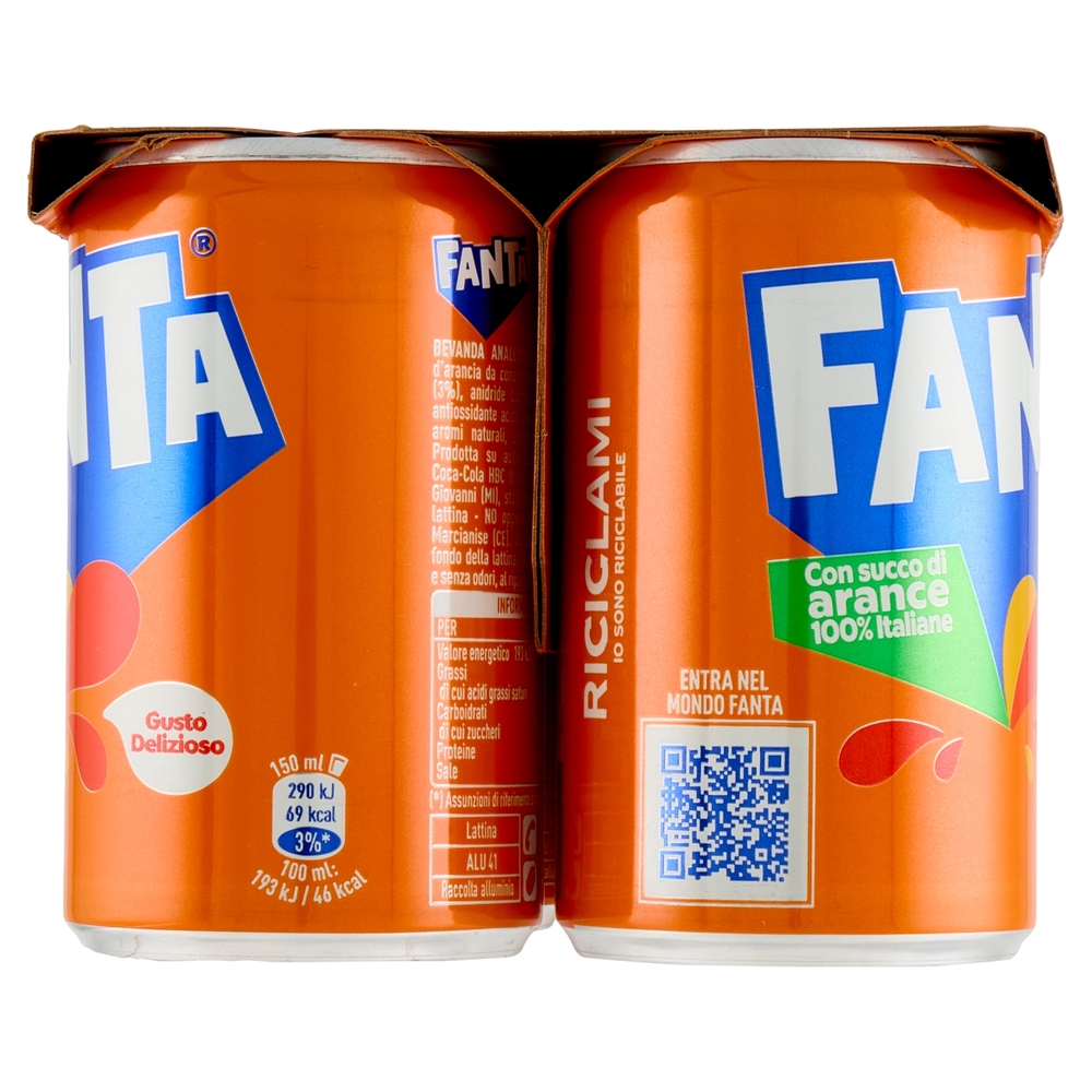 Fanta Orange Minican 6 x 15 cl