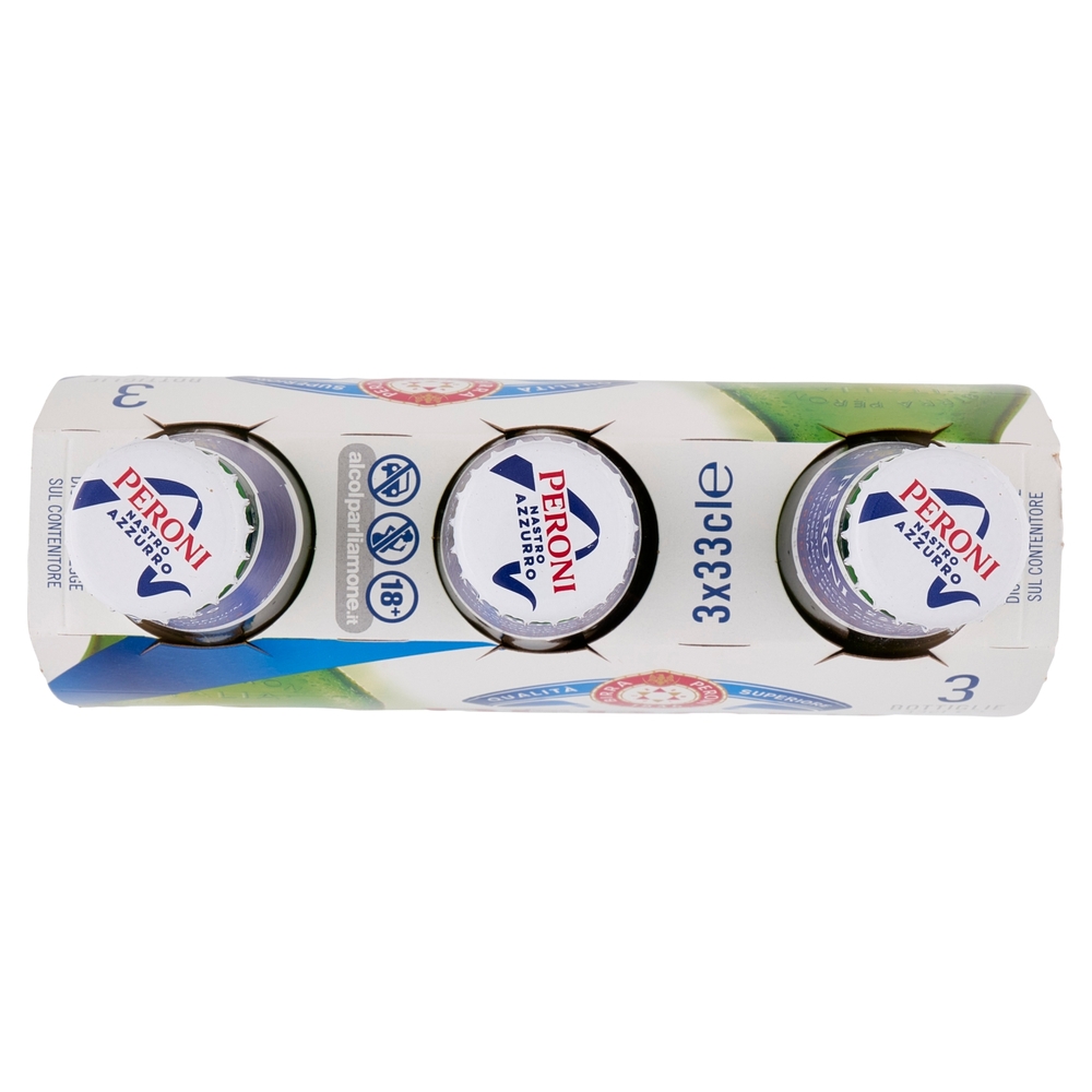 Peroni Nastro Azzurro Birra 3 x 33 cl