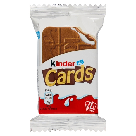 Kinder Cards 2 pezzi 25,6 g