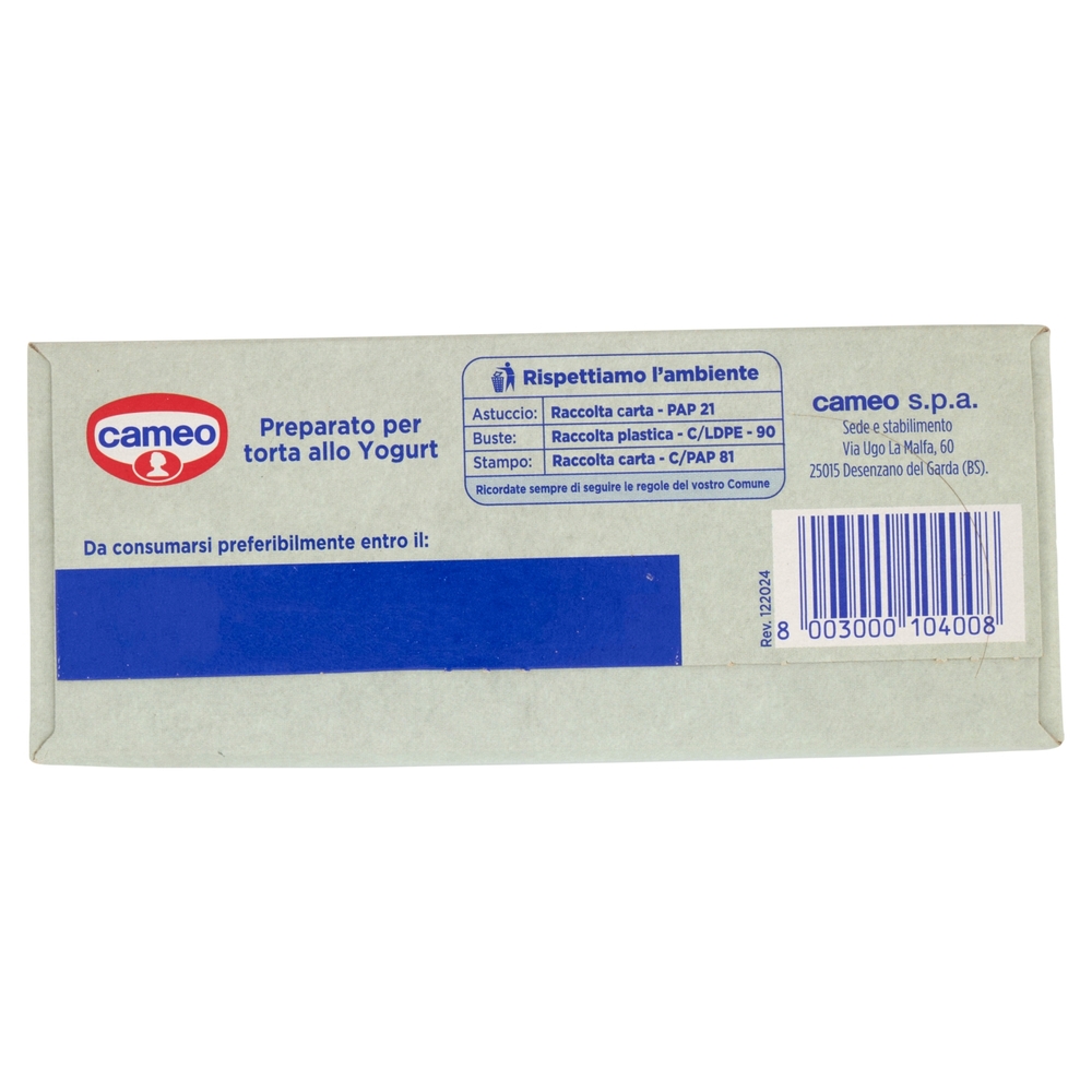 cameo le nuove Irresistibili Torta allo Yogurt 235 g