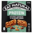 Eat Natural Protein arachidi, mandorle e caramello salato 3 x 40 g
