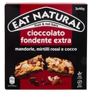 Eat Natural cioccolato fondente extra mandorle, mirtilli rossi e cocco 3 x 40 g