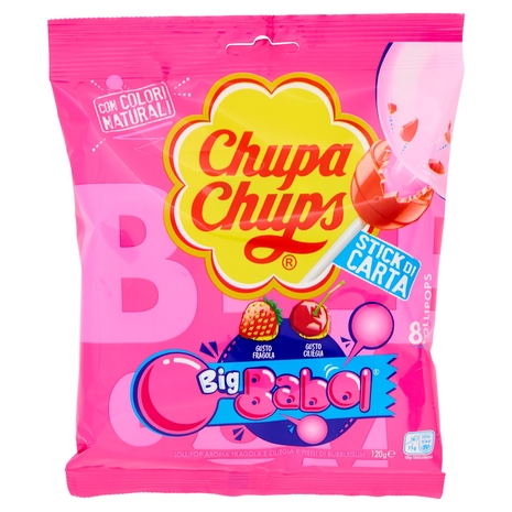 Chupa Chups Big Babol 8 Lollipops 120 g