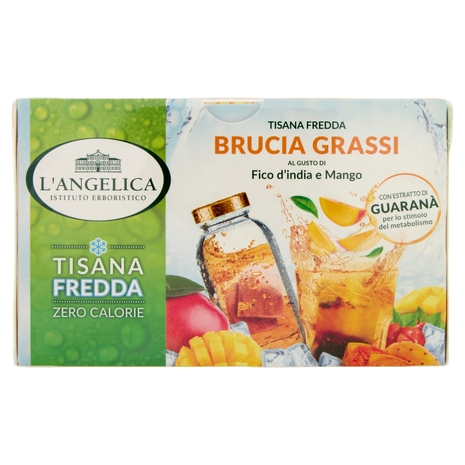 L'Angelica Tisana Fredda Brucia Grassi al Gusto di Fico d'India e Mango 18 Filtri 36 g