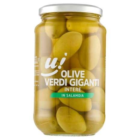 Olive Verdi Giganti Intere in Salamoia U!