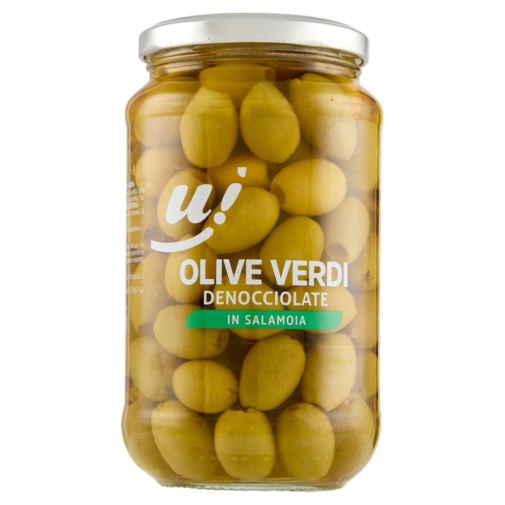 Olive Verdi Denocciolate in Salamoia U!