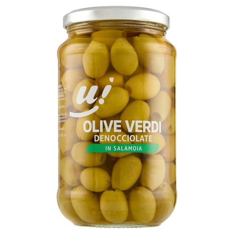 Olive Verdi Denocciolate in Salamoia U!
