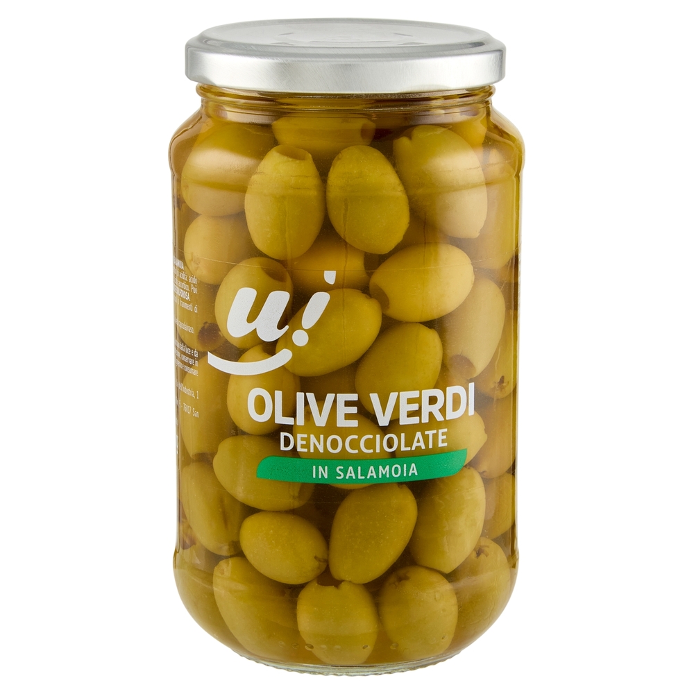 Olive Verdi Denocciolate in Salamoia U!