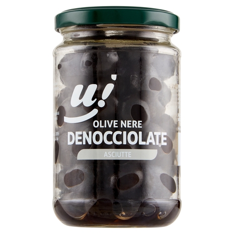 Olive Nere Denocciolate Asciutte U!