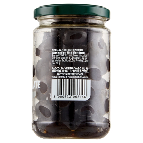 Olive Nere Denocciolate Asciutte U!