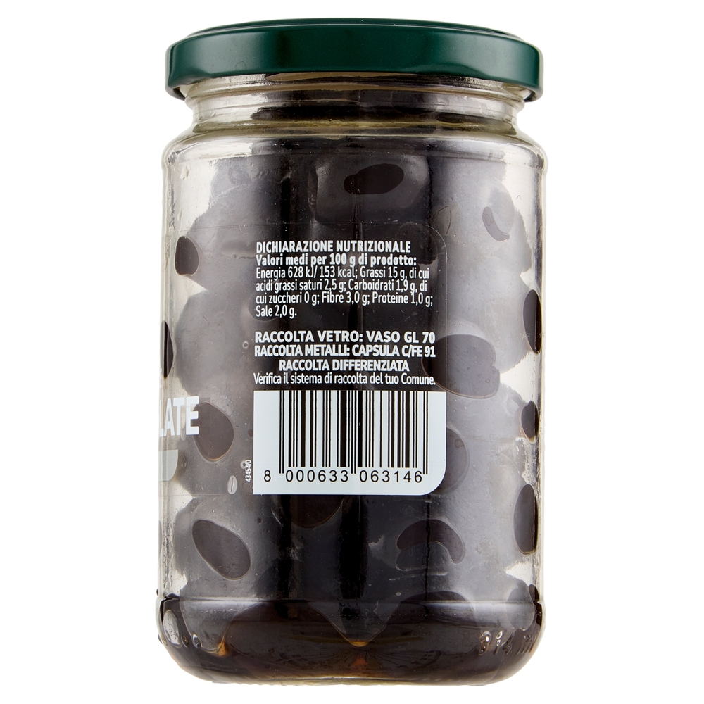 Olive Nere Denocciolate Asciutte U!