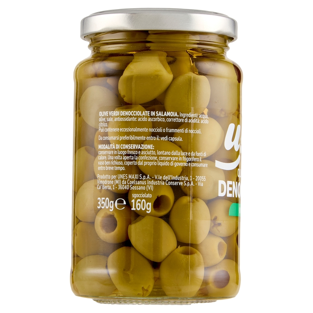 Olive Verdi Denocciolate in Salamoia U!