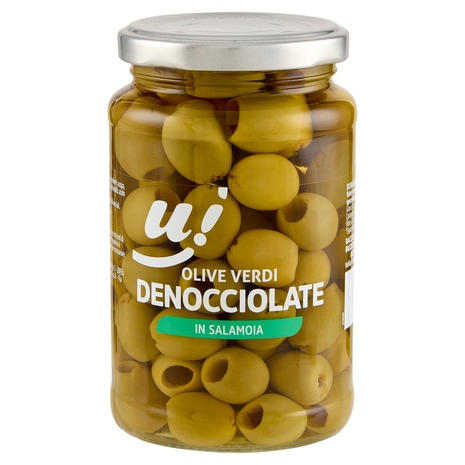 Olive Verdi Denocciolate in Salamoia U!