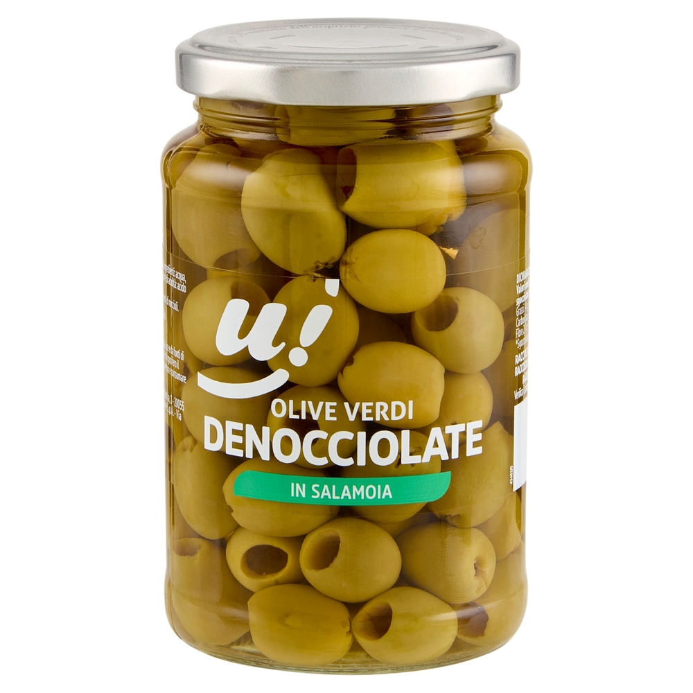 Olive Verdi Denocciolate in Salamoia U!